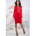 Embroidered costume "Stars" Red